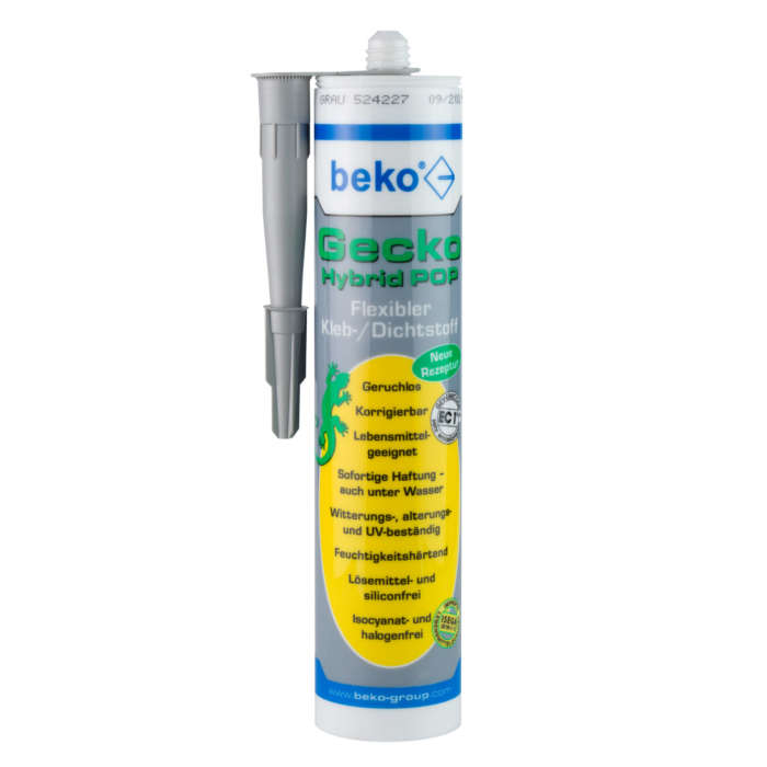 Gecko Klebstoff/Dichtstoff grau 310ml