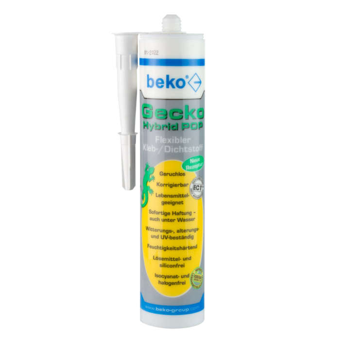 Gecko Klebstoff/Dichtstoff weiss 310ml