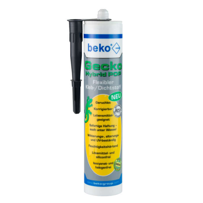 Gecko Klebstoff/Dichtstoff schwarz 310ml