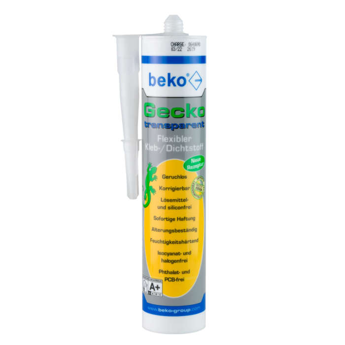 Gecko Klebstoff/Dichtstoff transparent 290ml